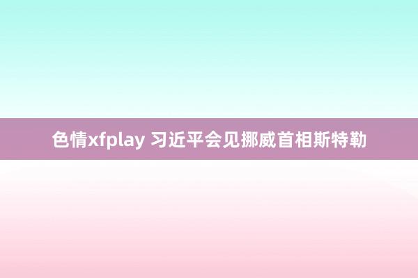 色情xfplay 习近平会见挪威首相斯特勒