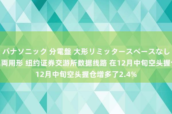 パナソニック 分電盤 大形リミッタースペースなし 露出・半埋込両用形 纽约证券交游所数据线路 在12月中旬空头握仓增多了2.4%